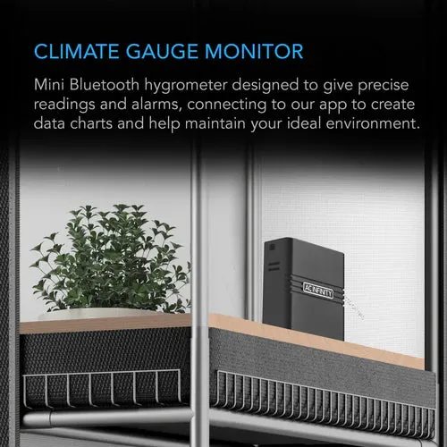 AC Infinity Cloudcom A2 Mini Smart Thermo-Hygrometer; Integrated Sensor (AC-CCA2)