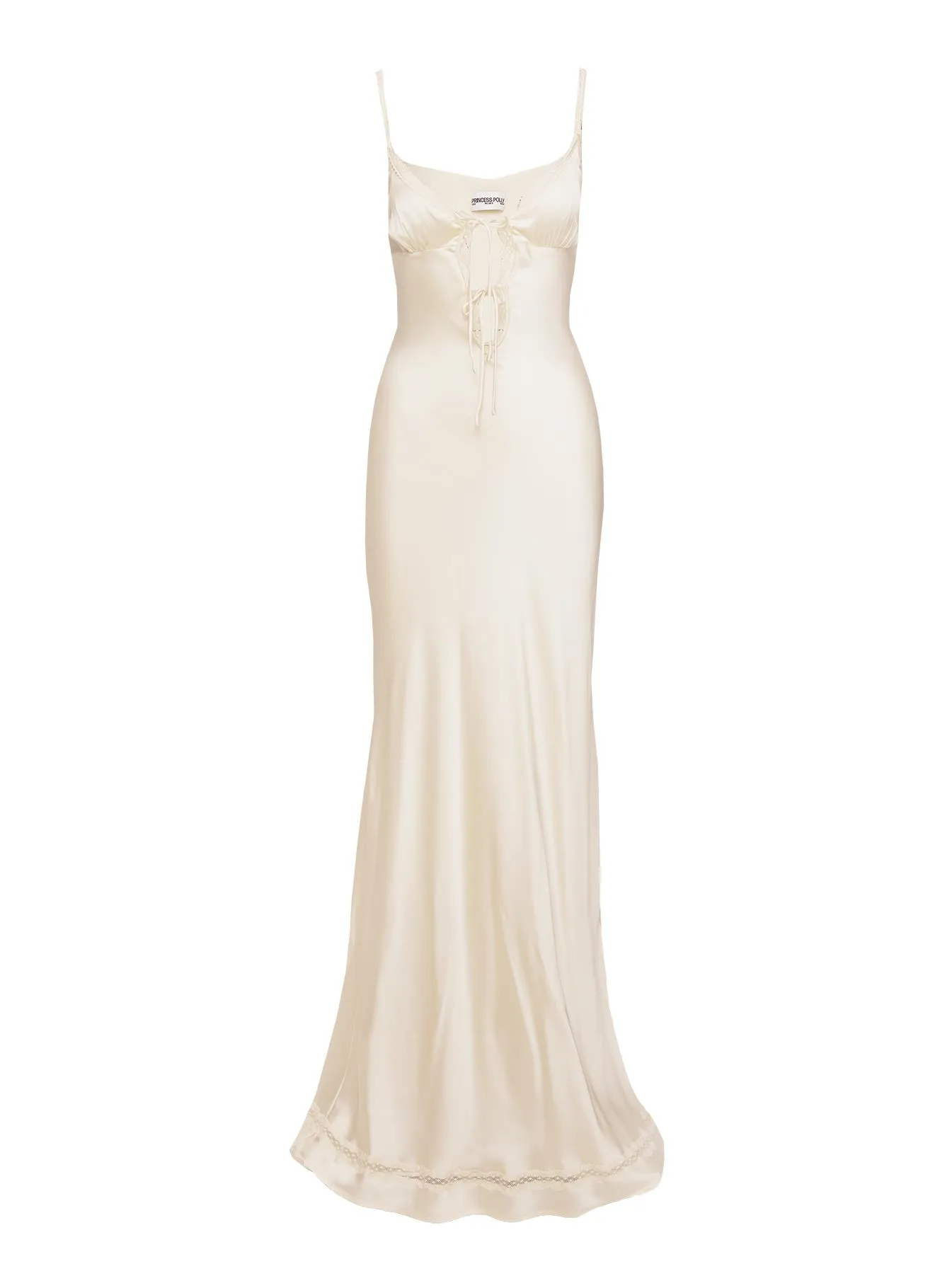 Aphrodyte Lace Maxi Dress Cream