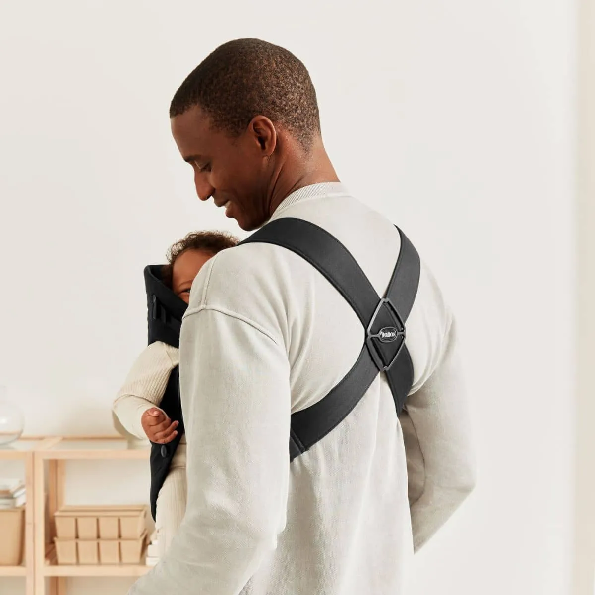 BabyBjorn Baby Carrier Mini - Black Cotton