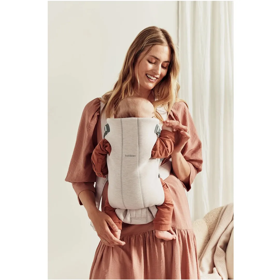 BabyBjörn Baby Carrier Mini 3D Jersey -  Light Beige