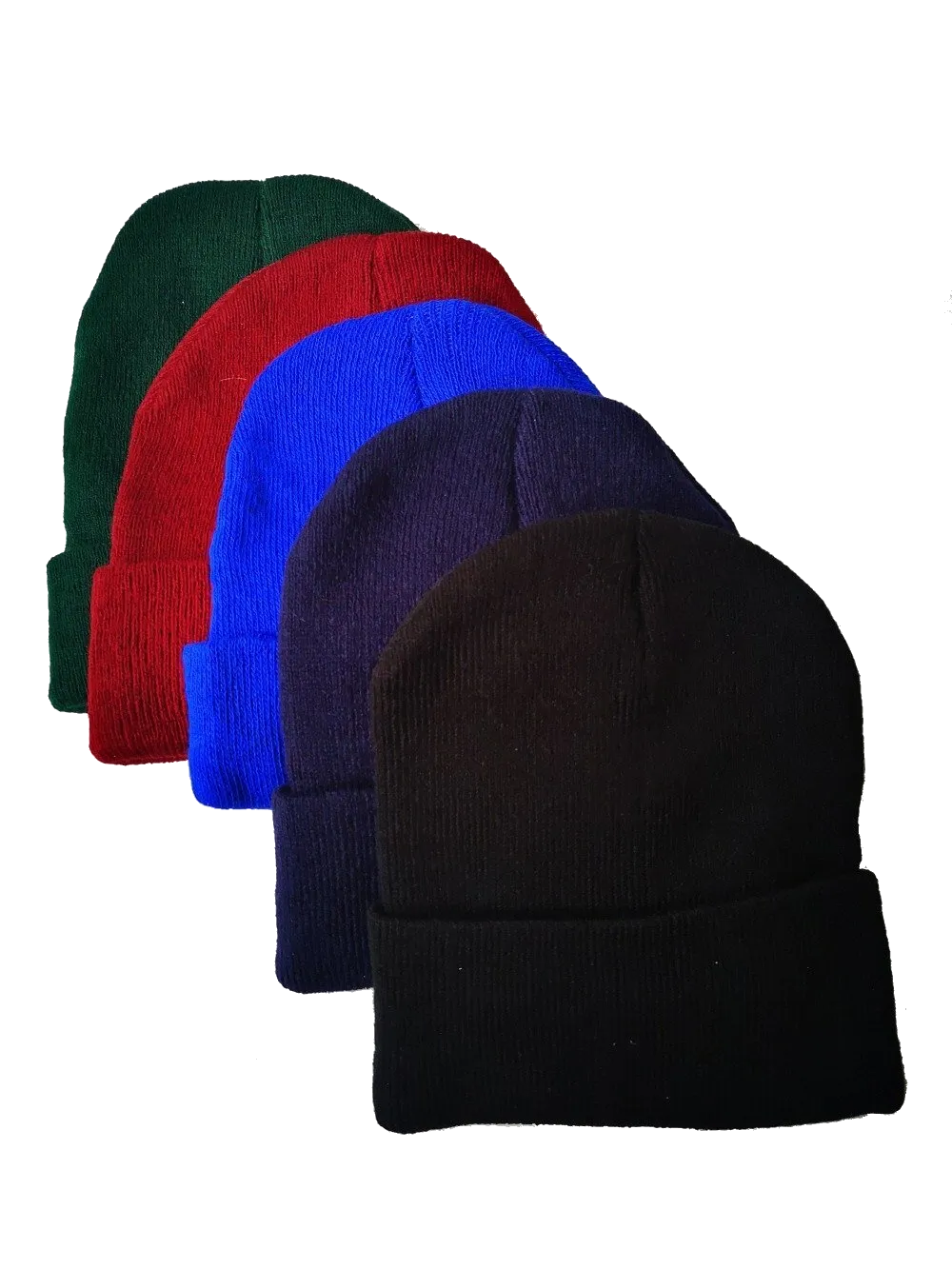 Beanies Set of 5 Assorted Colours