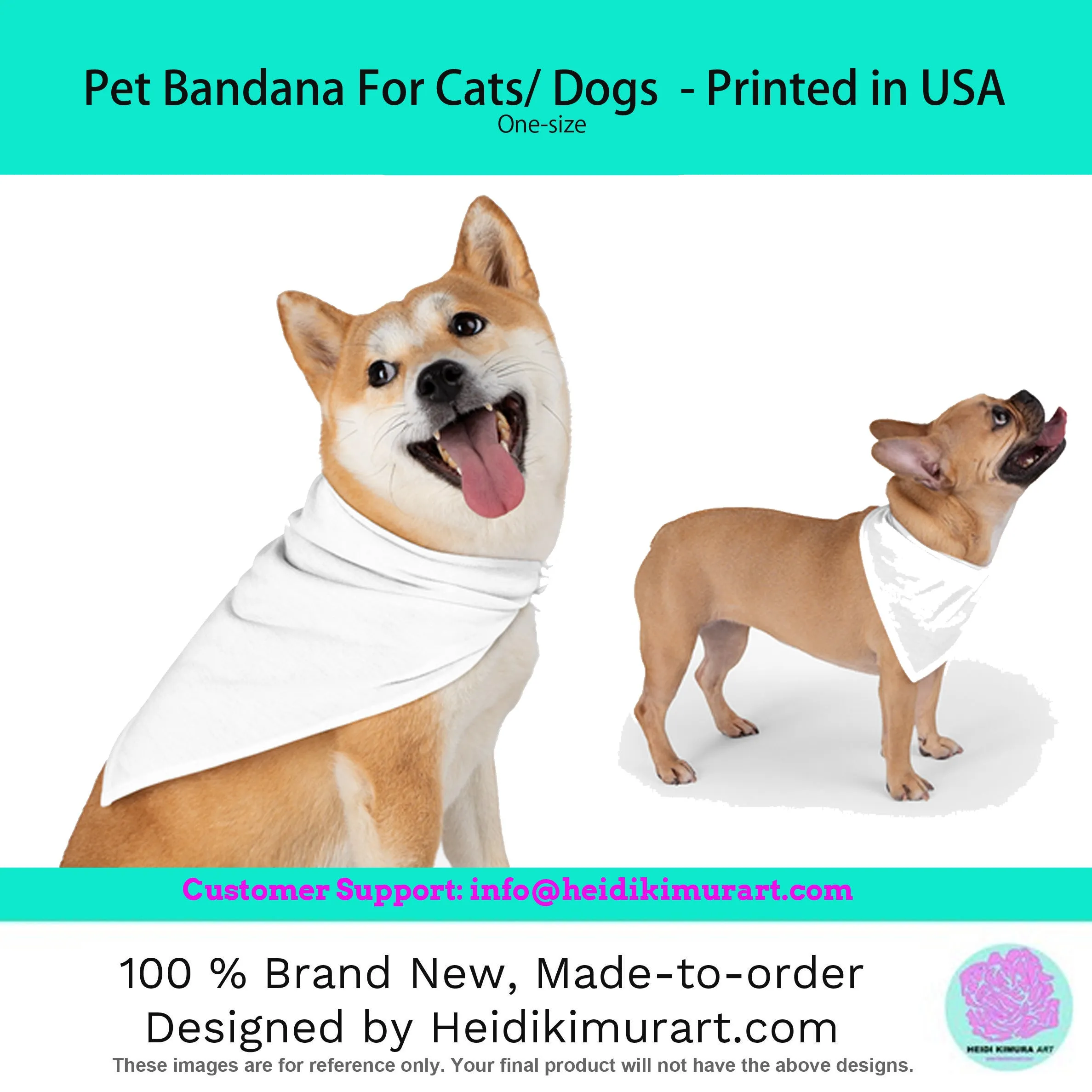 Best Mom's Pet Bandana, Cute Colorful Designer Cat or Dog Mom's Pet Accessories- Printed in USA