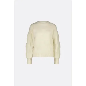 Bibian Heart Pullover Warm White