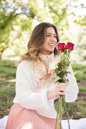 Blush Floral Bandana