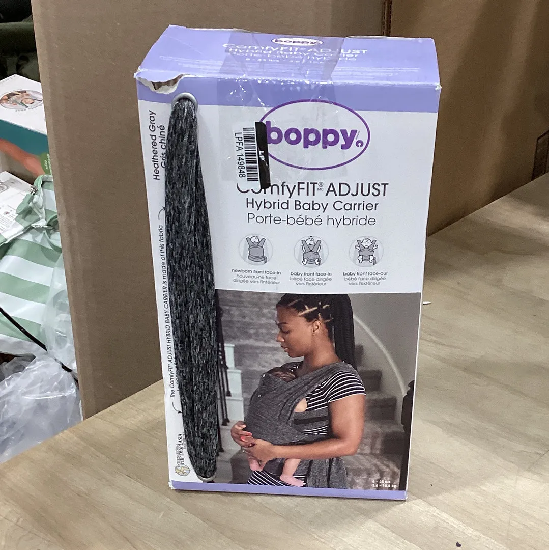 Boppy Baby Carrier—ComfyFit Adjust Heathered Gray