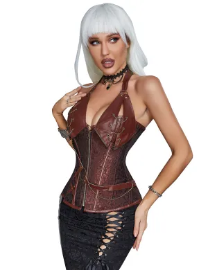 Brown Soft Steel Bones Corset