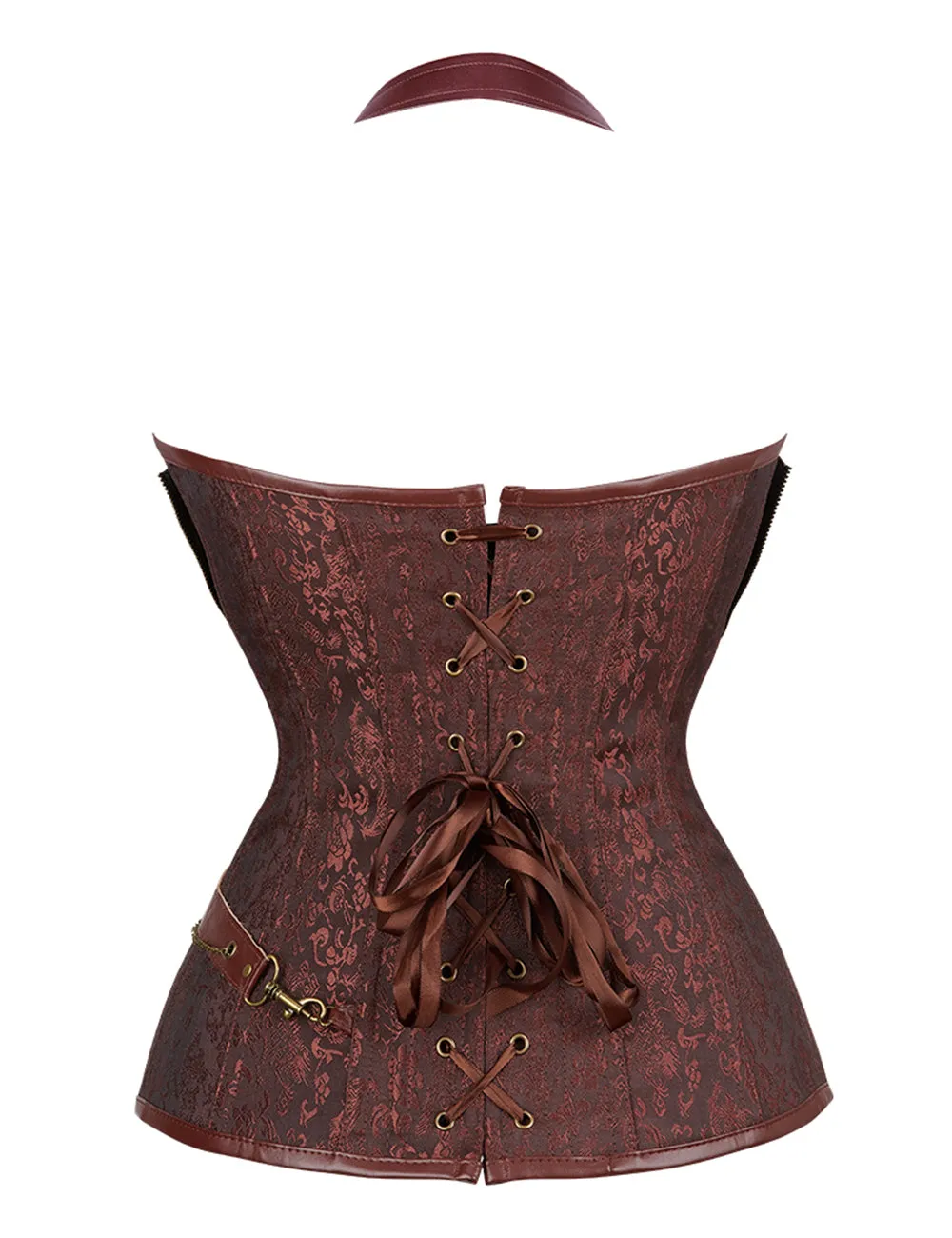 Brown Soft Steel Bones Corset