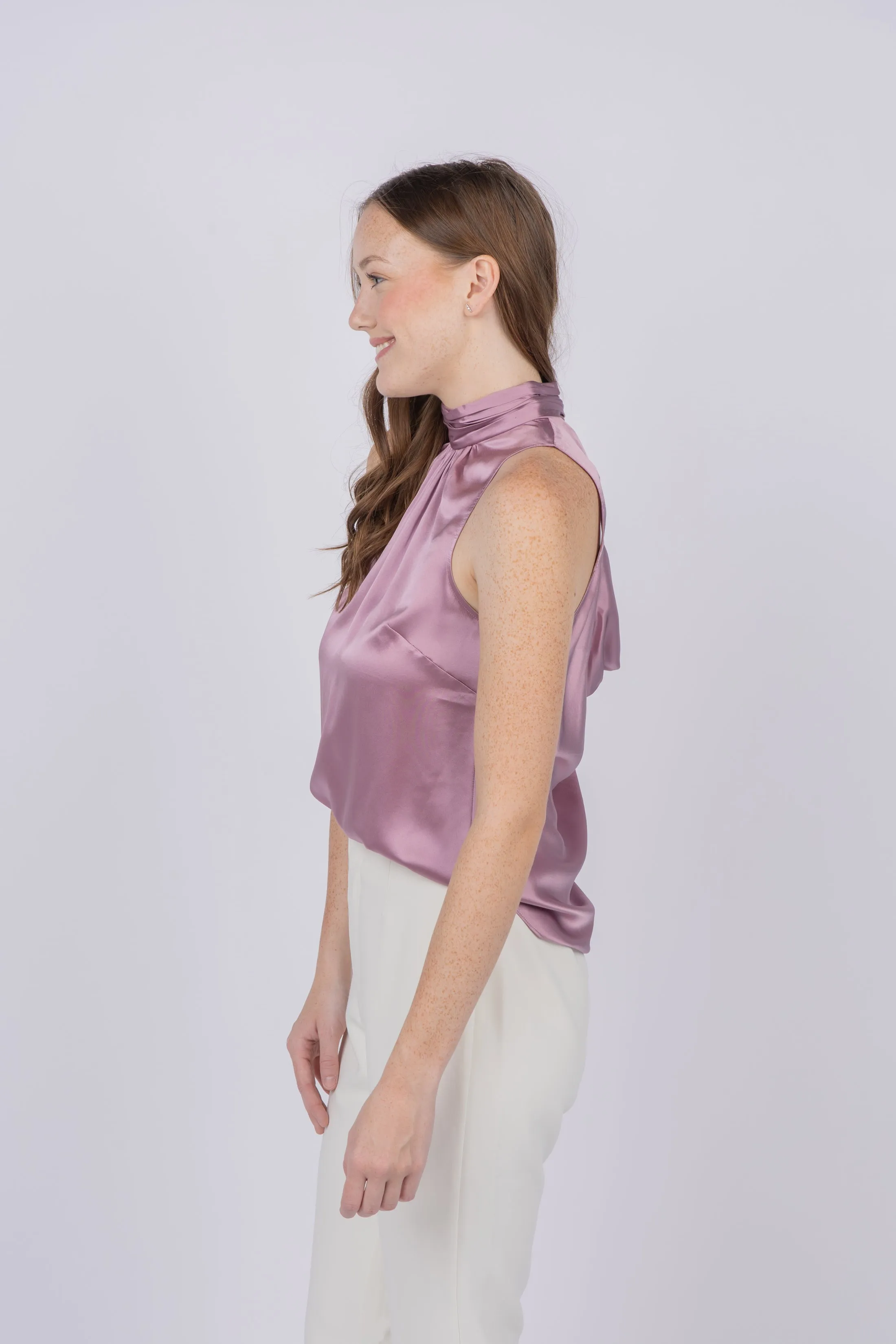 Cinq a Sept Jaylee Top in Warm Mauve