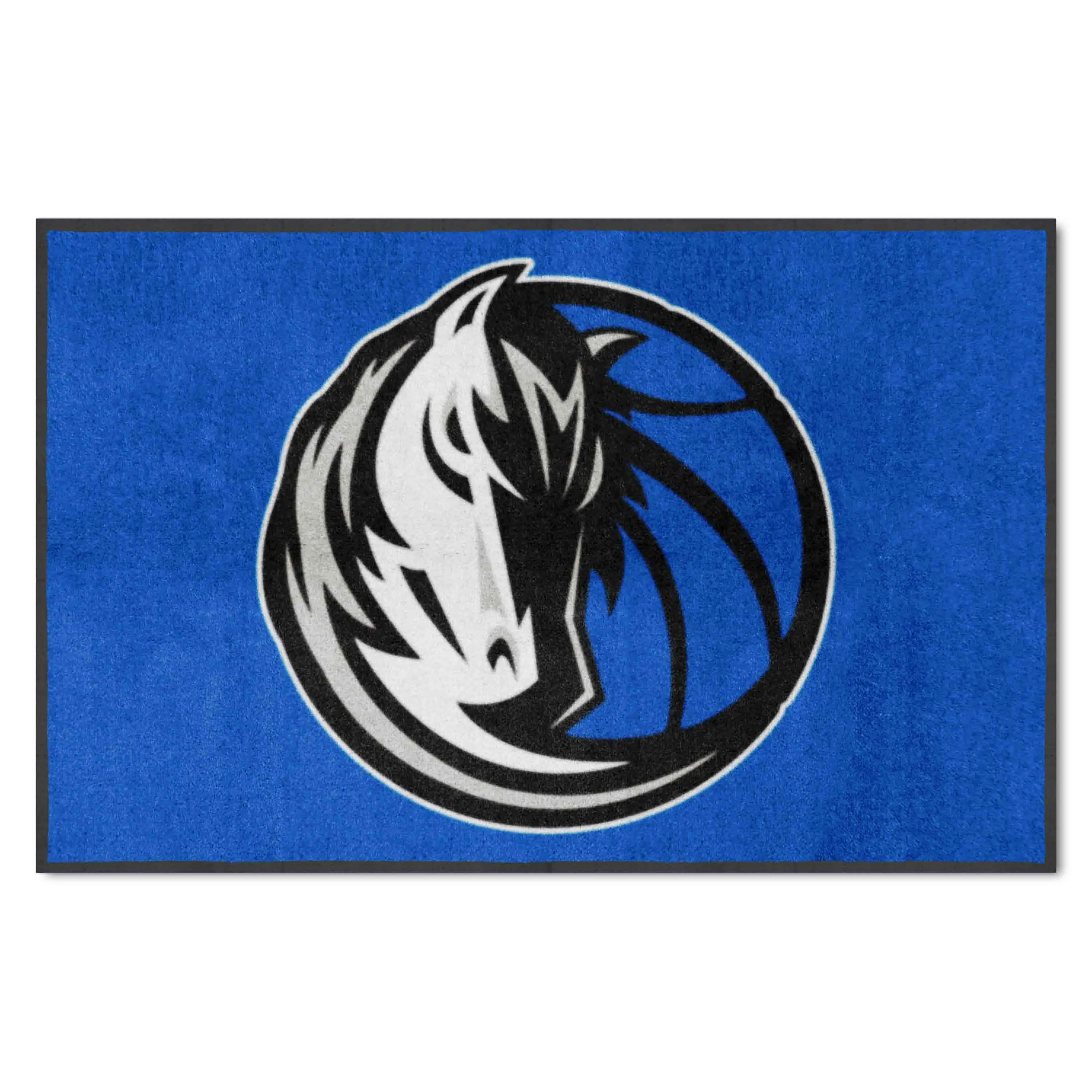 Dallas Mavericks 4X6 High-Traffic Mat with Durable Rubber Backing - Landscape Orientation