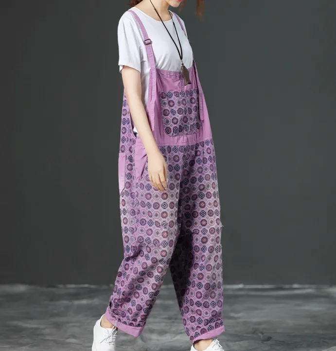 Denim Loose Casual Summer Denim Overall Loose Women Jumpsuits CNHK07154