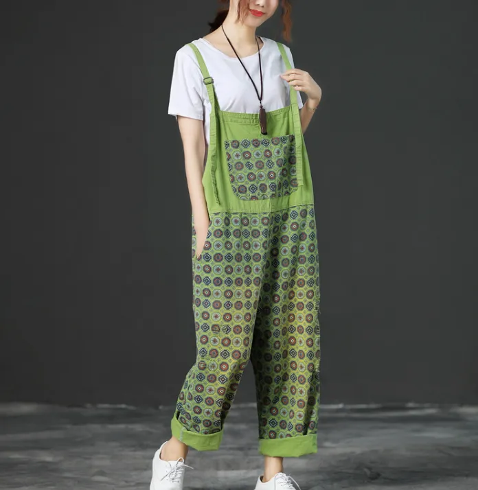 Denim Loose Casual Summer Denim Overall Loose Women Jumpsuits CNHK07154