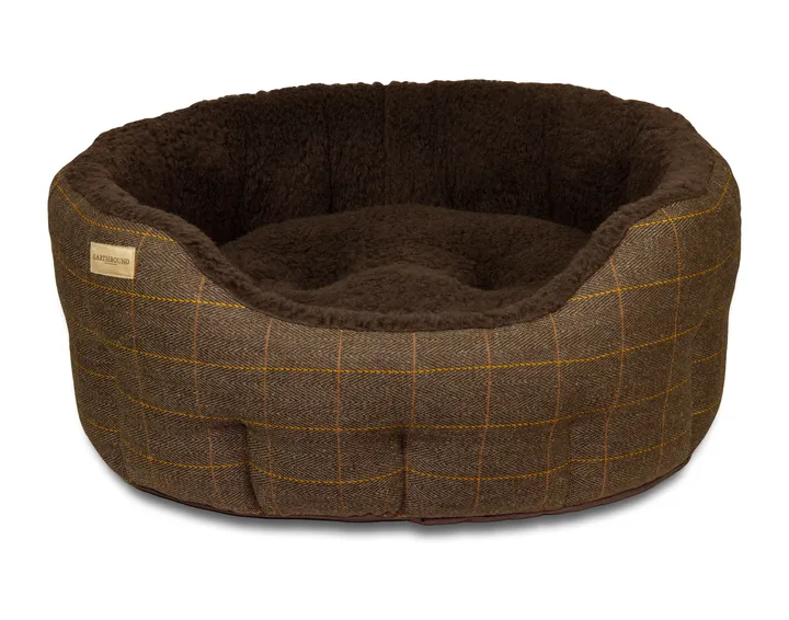 Earthbound Classic Tweed Bed Brown