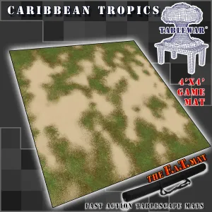 FAT Mat Caribbean Tropics 4x4’ Southern Assault Mark Down