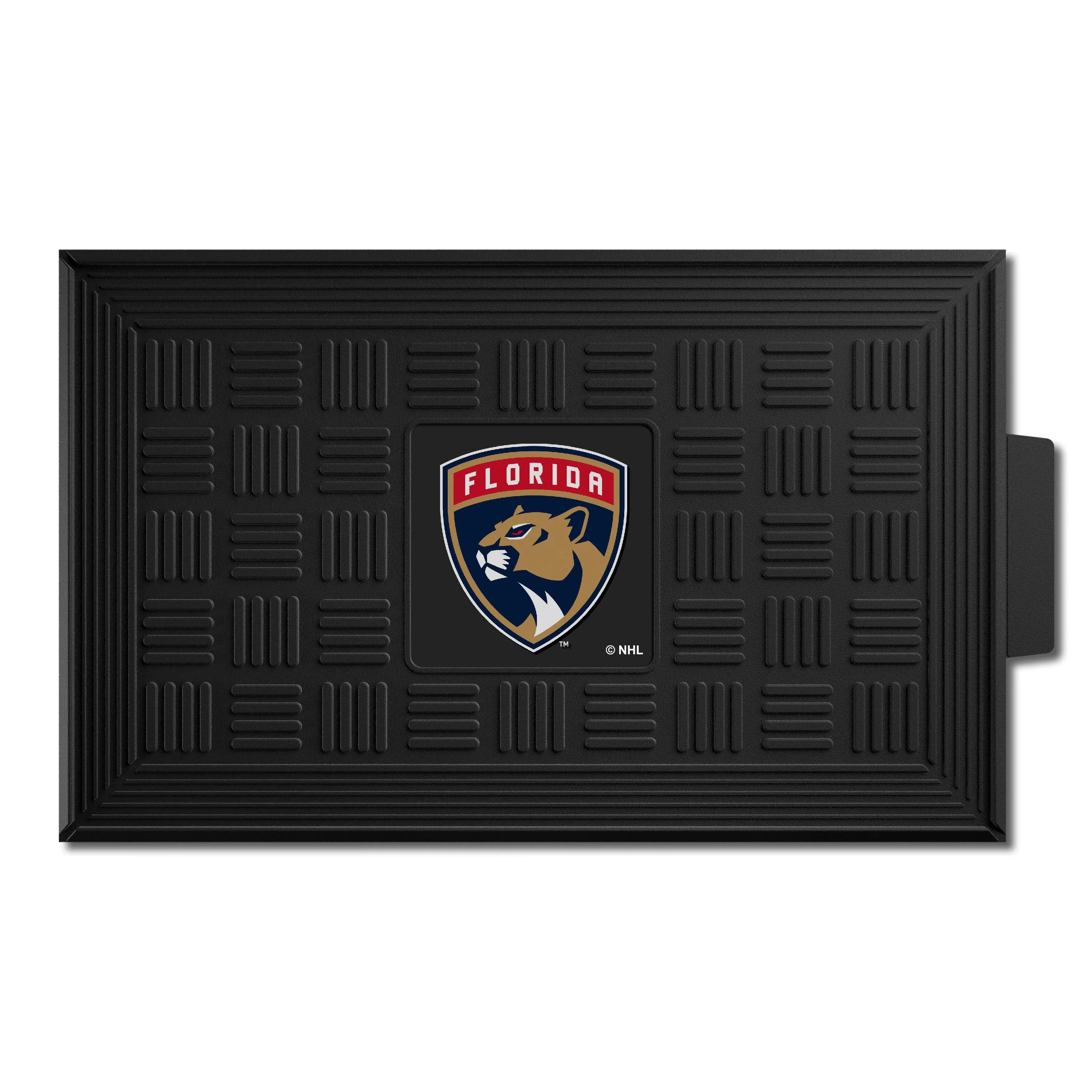 Florida Panthers Heavy Duty Vinyl Medallion Door Mat - 19.5in. x 31in.