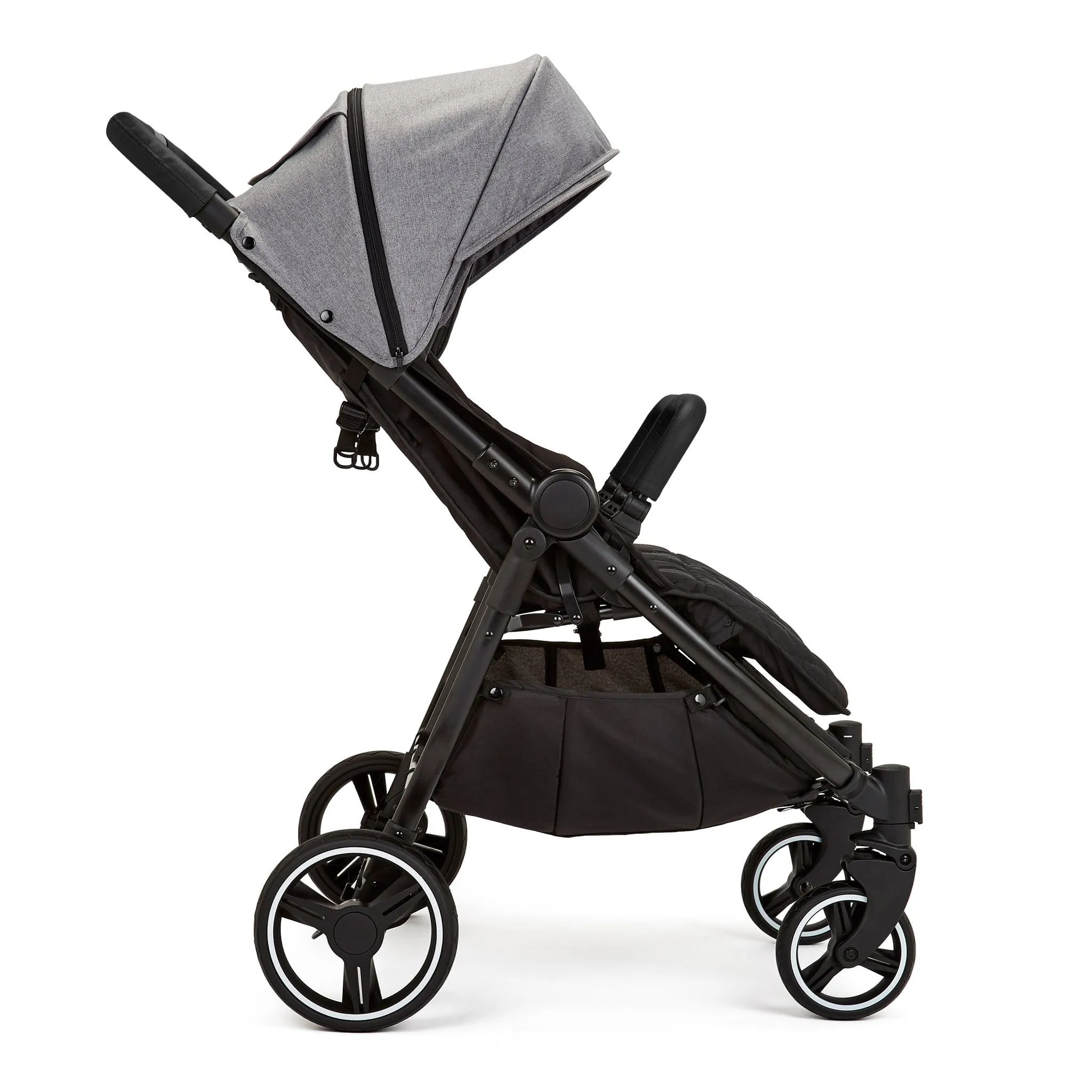 Ickle Bubba Venus Max Double Stroller Black/Space Grey/Black