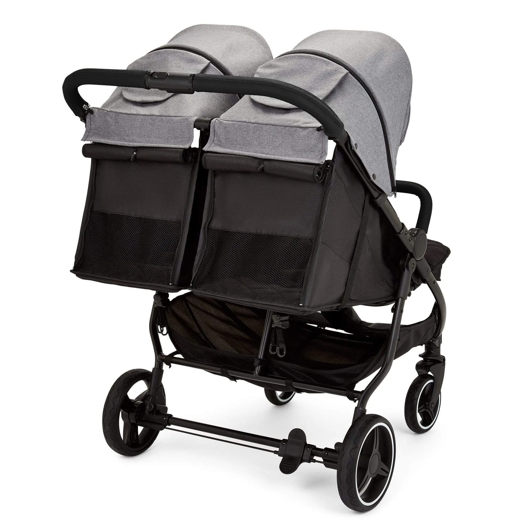 Ickle Bubba Venus Max Double Stroller Black/Space Grey/Black