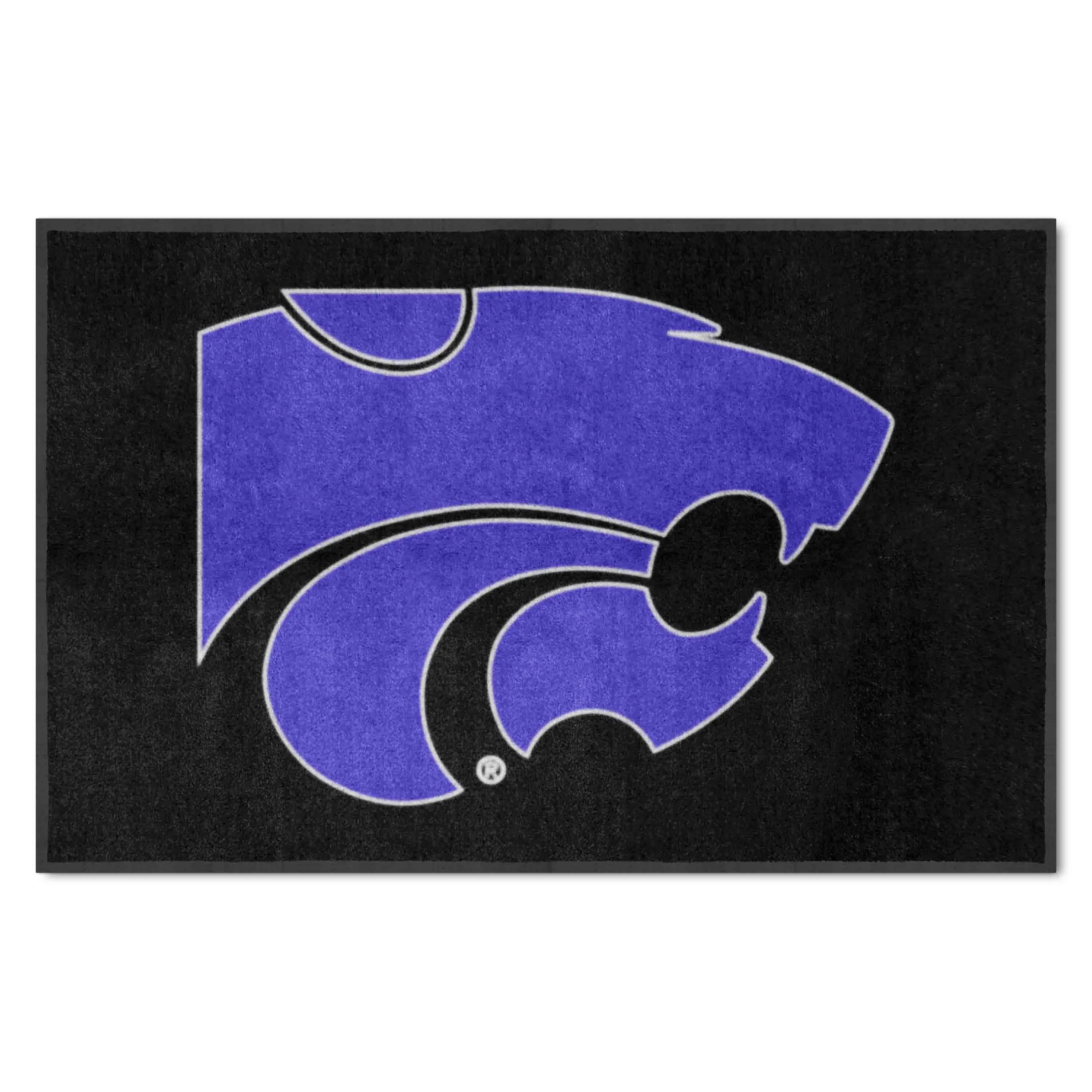 Kansas State4X6 High-Traffic Mat with Durable Rubber Backing - Landscape Orientation