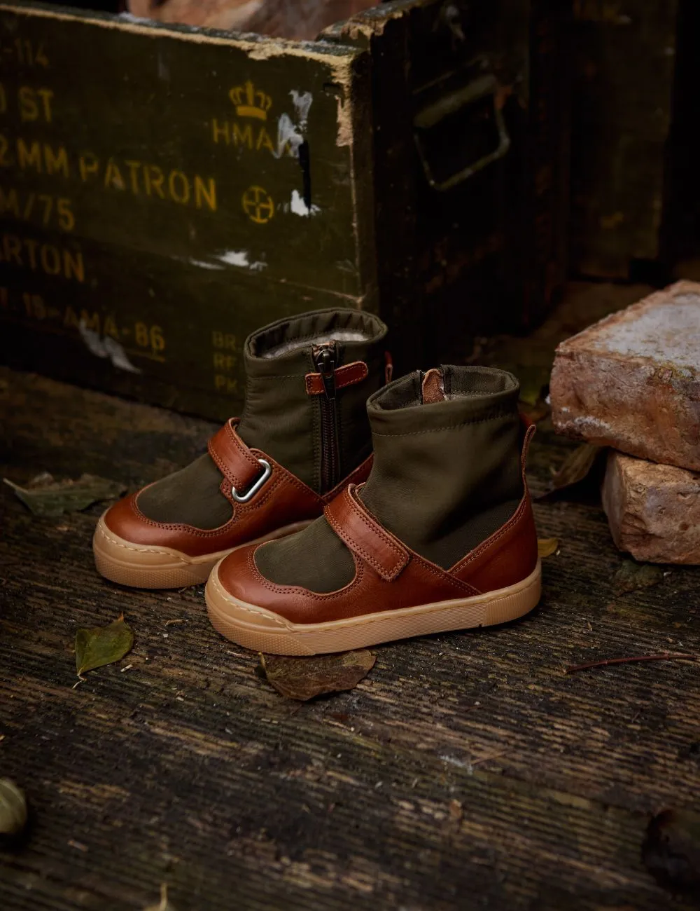 Loke Nylon Boot - Cognac