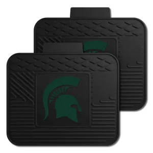 Michigan State Spartans Back Seat Car Utility Mats - 2 Piece Set