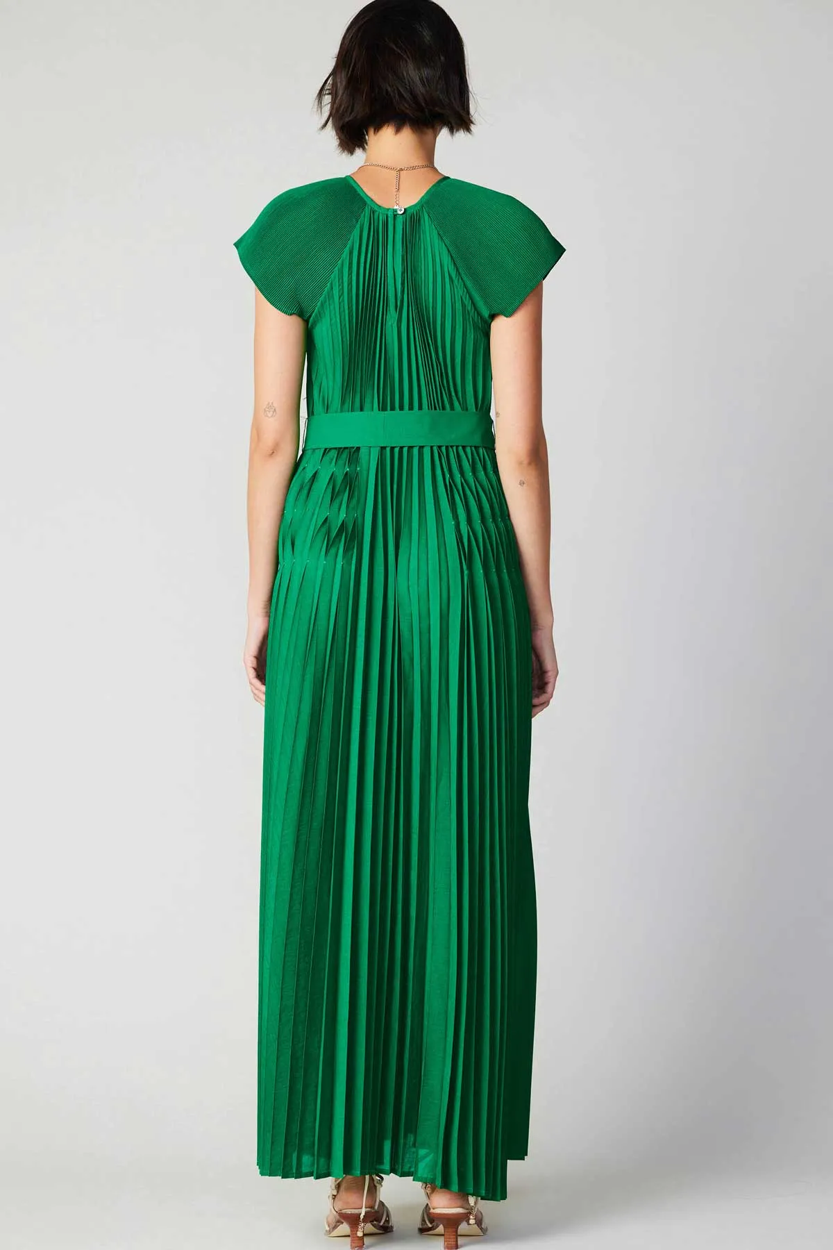 Mona Pleated Maxi Dress