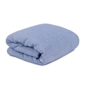 Mush 100% Bamboo Summer AC Blankets | Ultra-Soft, Light Weight & Thermoregulating Dohar 7.5 X 8 Ft (Navy, Double/Large)