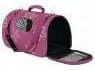 PET CARRIER FLOWER PLUM LARGE