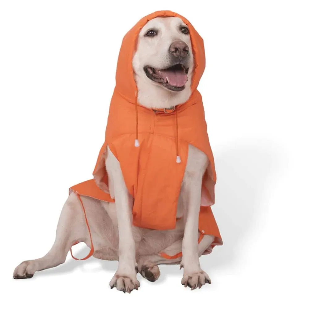 PetWale Reflective Raincoat for Dogs (Orange)