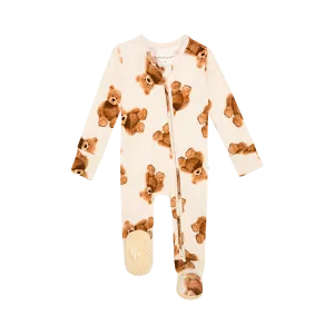 Posh Peanut Zipper Footie | Freddy Teddy