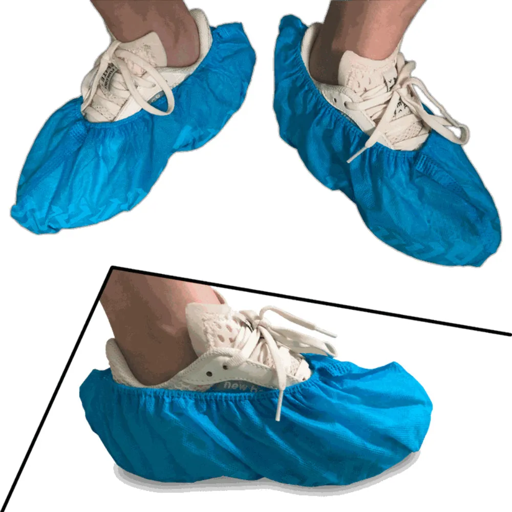 Premium Disposable Shoe Covers - 100 Count (1 Pack = 100 shoe covers)