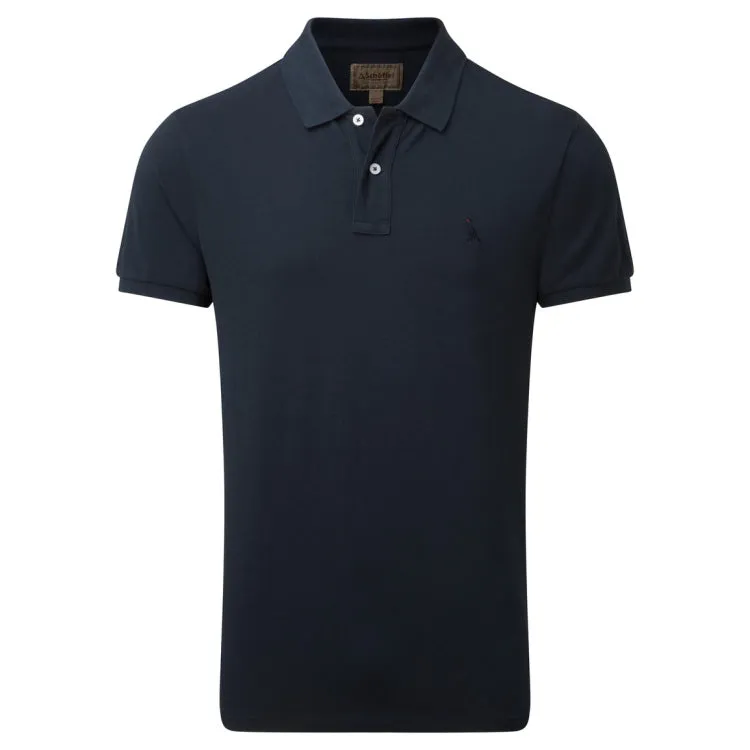 Schoffel St Ives Tailored Polo Shirt - Navy