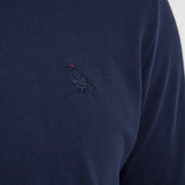 Schoffel St Ives Tailored Polo Shirt - Navy