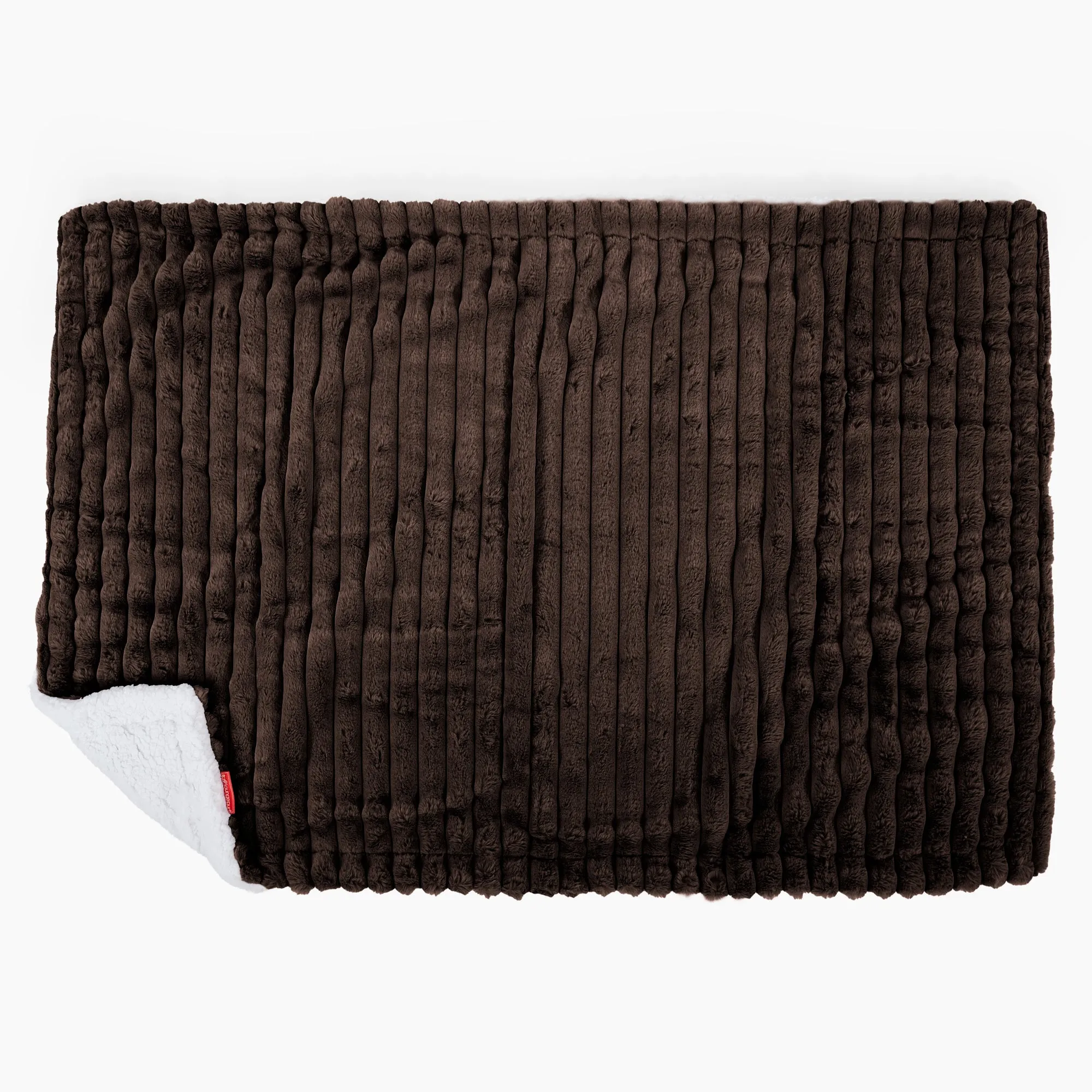 Sherpa Throw / Blanket - Ultra Plush Cord Sable