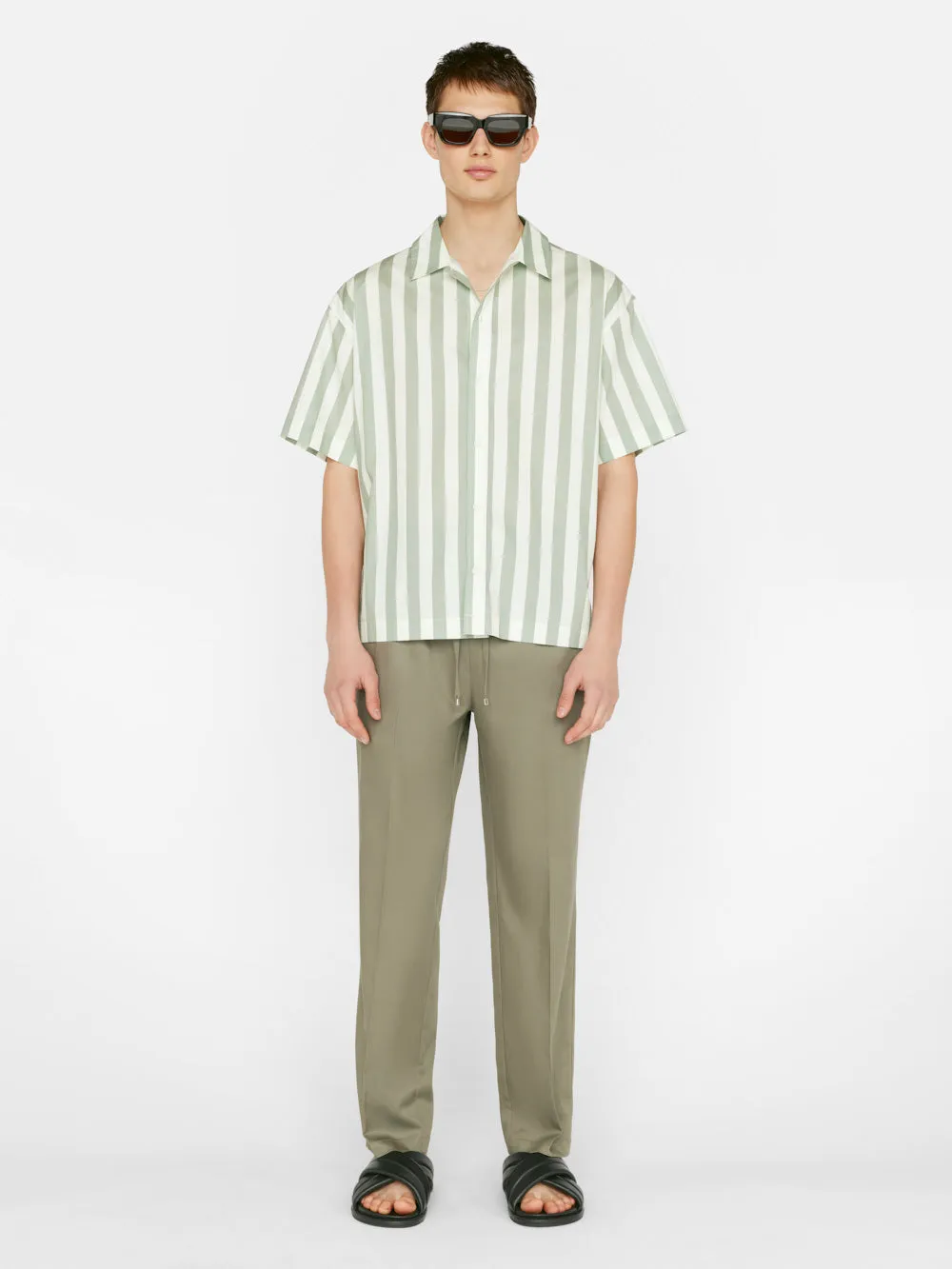 Soft Cotton Traveler Pant -- Desert Sage