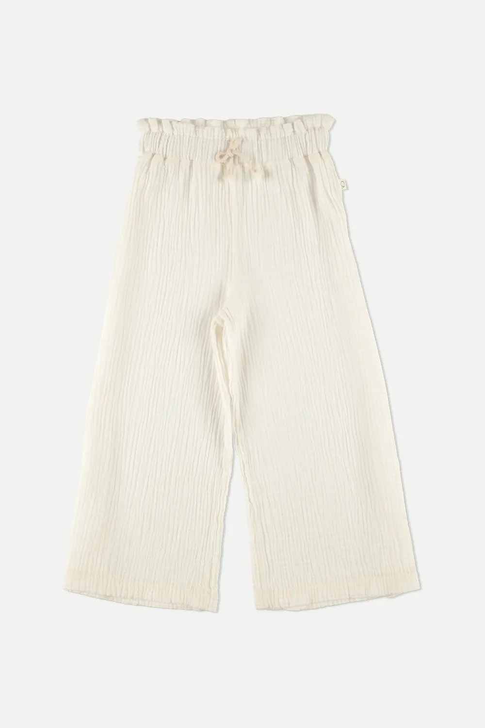 Soft gauze flared pants