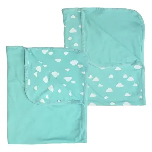 Solid Colored and Pattern Print Reversible Security Blankets