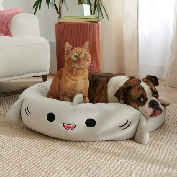 Squishmallows Pet Bed Gordon Shark 24 Inch Med