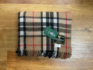 Thomson Camel tartan rug