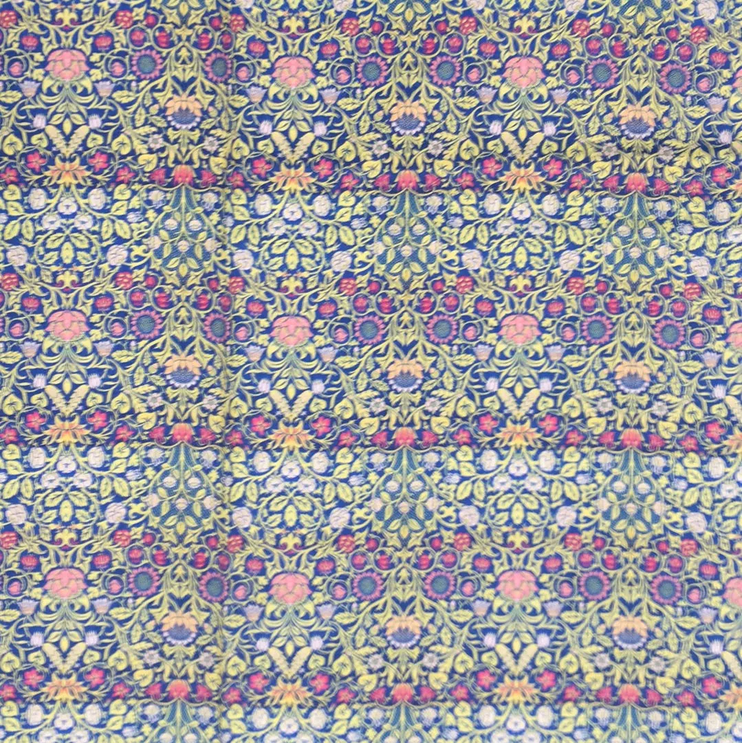 Violet & Columbine Cotton Print