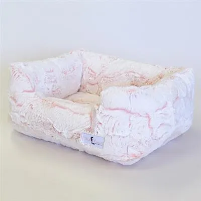 Whisper Dog Bed in Peach